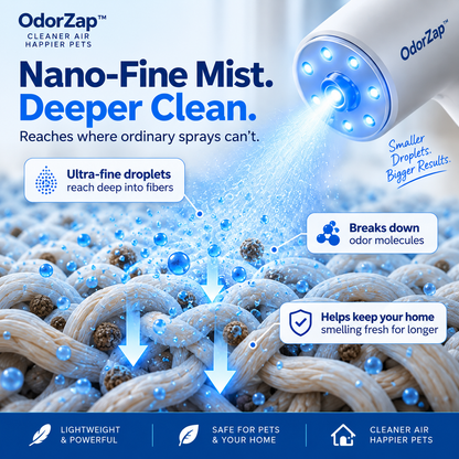 OdorZap™ Blue-Light Enzyme Deodorizer