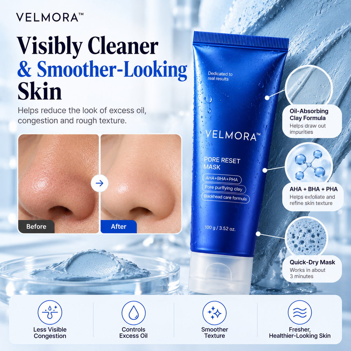 Velmora™ – Pore Reset Mask